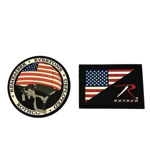 Rothco Remember Everyone Deployed Helmet & American Flag Patches Shot Show 2025